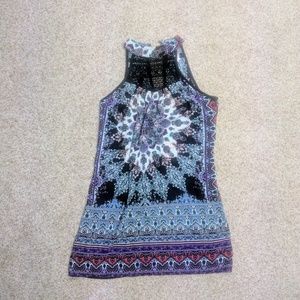 Women's Medallion Print Summer Dress Size Small